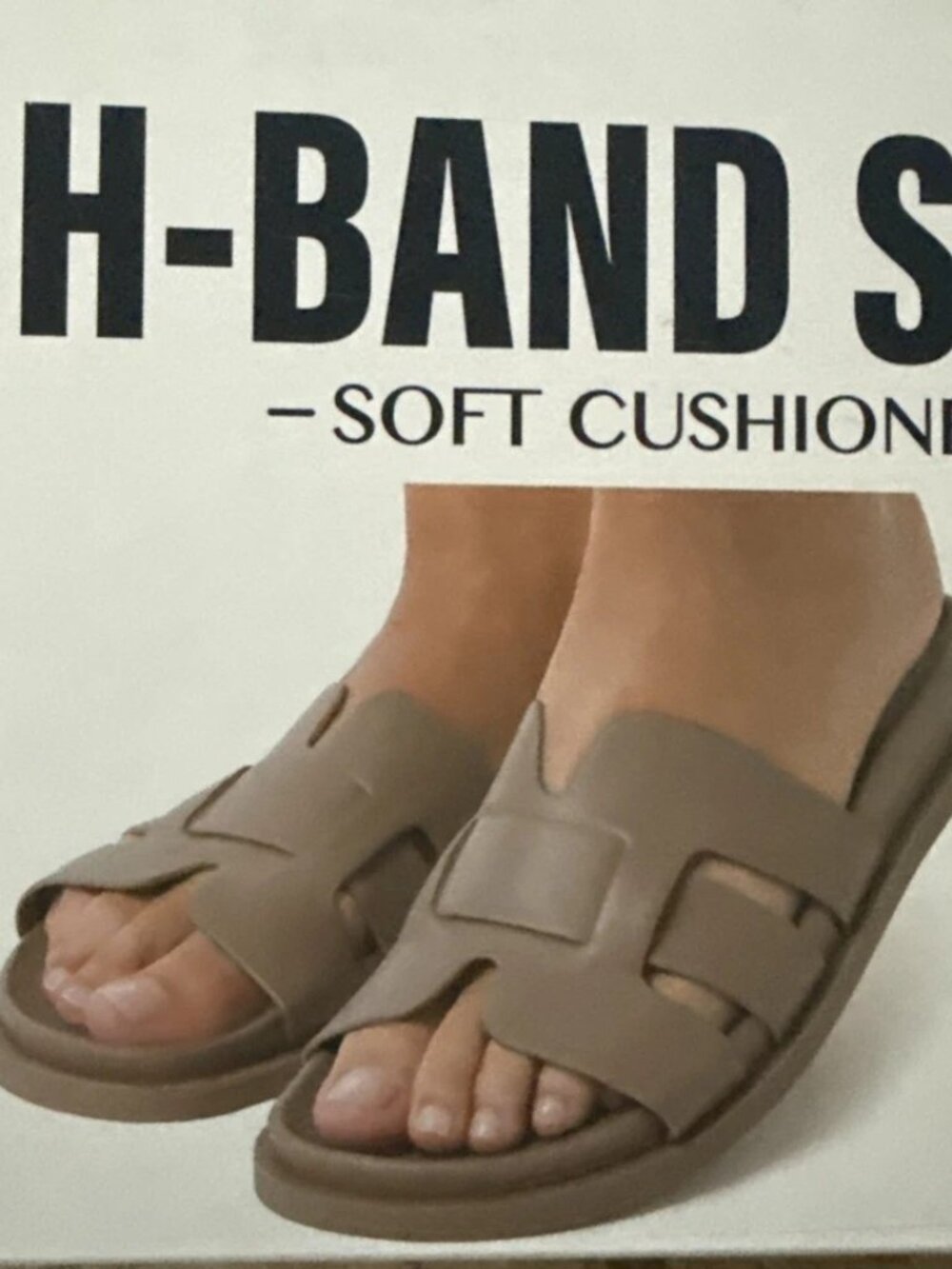 H-Band sandals Soft Cushion TAN size 10